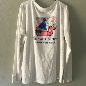Long-Sleeve New Year Vineyard Vines T-shirts